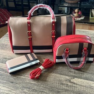 #56. Three piece luggage carry on set